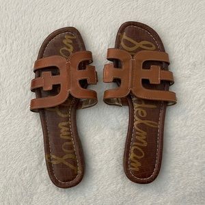 Sam Edelman Bay Slide Sandal Saddle Leather